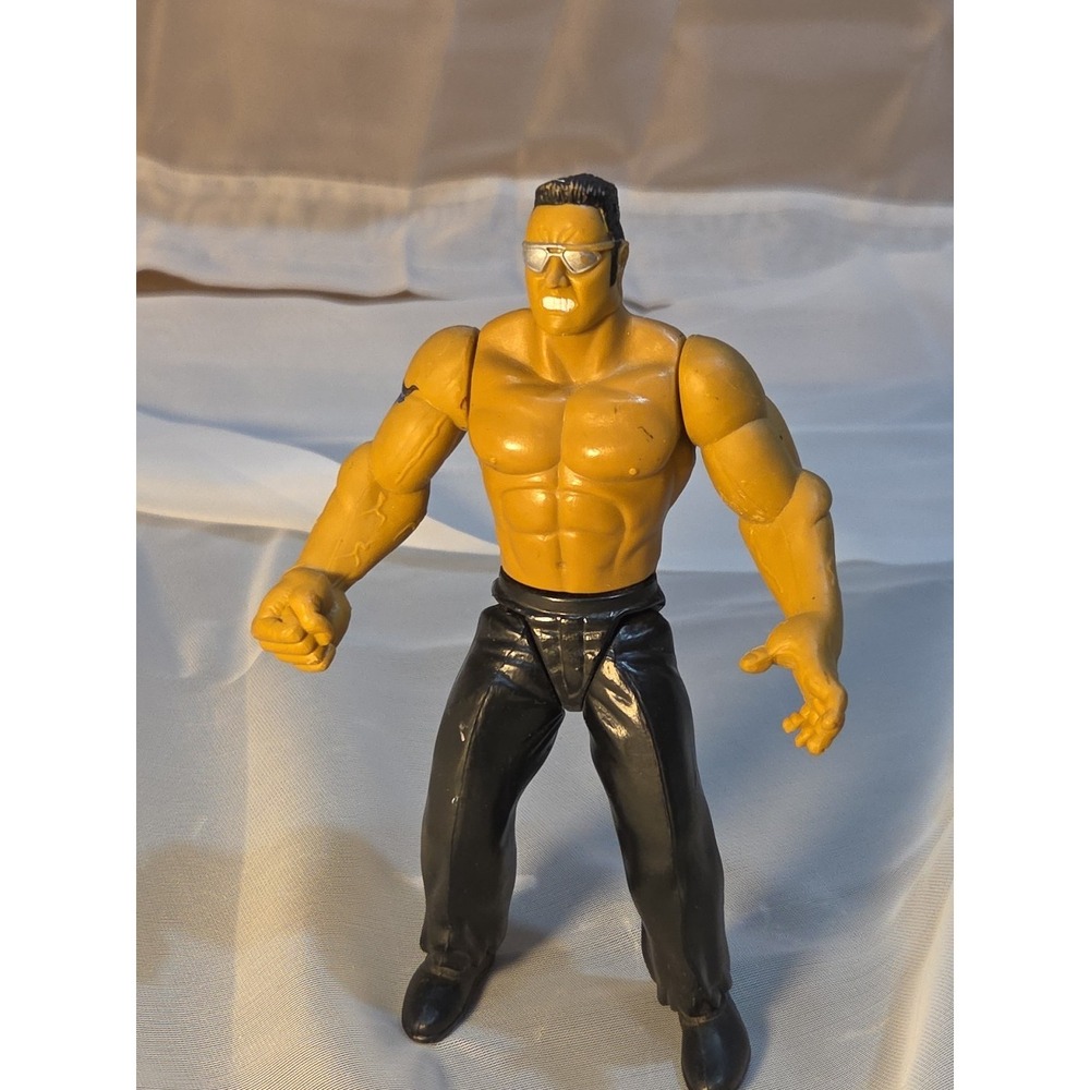 1998 Jakks Pacific Titan Sports WWE Dwayne The Rock Johnson Action Figure W-183